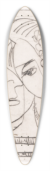 Ernst Ludwig Kirchner - Die Hembusse 39.3 inch art pintail longboard deck