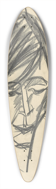 Ernst Ludwig Kirchner - Frauenportrait (Erna Schilling) 39.3 inch art pintail longboard deck