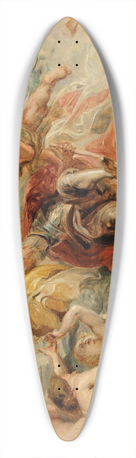 Eugne Delacroix - Apotheosis of the Duke of Buckingham 39.3 inch art pintail longboard deck