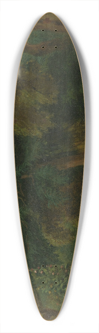 Eugne Delacroix - George Sands Garden at Nohant 39.3 inch art pintail longboard deck