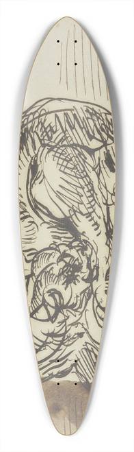 Eugne Delacroix - Lwin, ihre linke Hinterpfote leckend 39.3 inch art pintail longboard deck