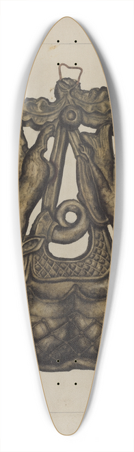Evelyn Bailey - Match Container 39.3 inch art pintail longboard deck