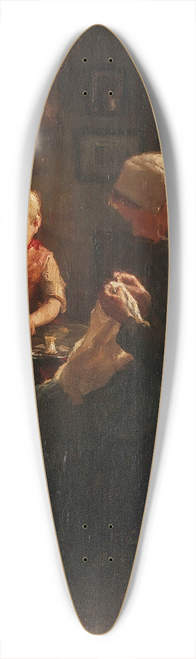 Evert Pieters - Home Industry 39.3 inch art pintail longboard deck