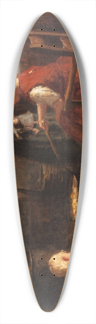 Evert Pieters - Waiting for Supper 39.3 inch art pintail longboard deck