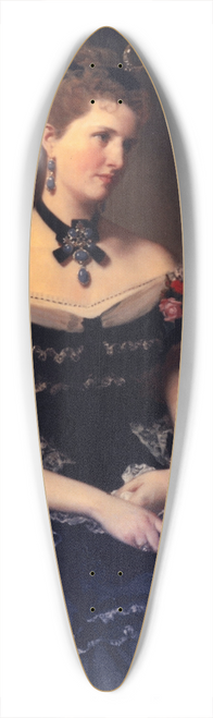 Federico de Madrazo y Kuntz - Matilde de Aguilera y Gamboa, Lady of Fontagud 39.3 inch art pintail longboard deck