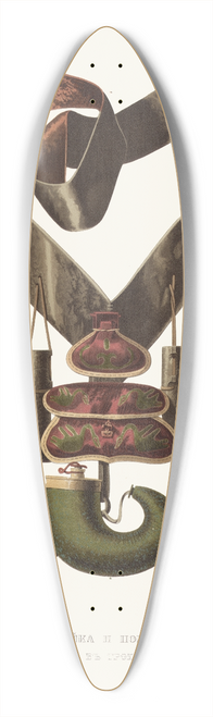 Fedor Grigoryevich Solntsev - Berendeika i porokhovnitsa (nakhodiashchiesia v Troitskoi lavre.) 39.3 inch art pintail longboard deck