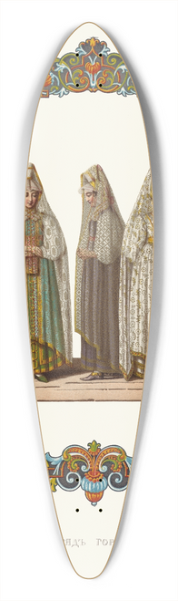 Fedor Grigoryevich Solntsev - Devichii nariad goroda Torzhka 39.3 inch art pintail longboard deck