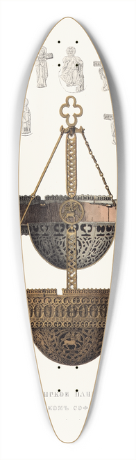 Fedor Grigoryevich Solntsev - Korsunskoe panikadilo, v Novgorodskom Sofiiskom sobore 39.3 inch art pintail longboard deck