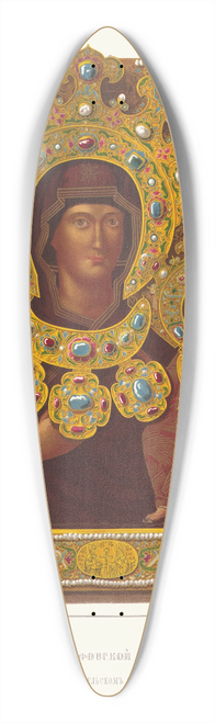 Fedor Grigoryevich Solntsev - Obraz Iosafovskoi Bozhiei Materi (Khran. V Arkhangelskom sobore v Moskve.) Khromolitografiia F.Dregera. 39.3 inch art pintail longboard deck