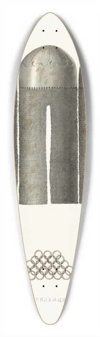Fedor Grigoryevich Solntsev - Prilbitsa 39.3 inch art pintail longboard deck