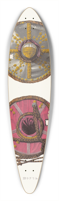 Fedor Grigoryevich Solntsev - Torch 39.3 inch art pintail longboard deck