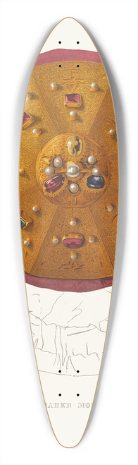 Fedor Grigoryevich Solntsev - Verkh shapki Monomakhovoi. (izobrazhenie 2.) 39.3 inch art pintail longboard deck