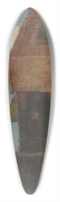 Felix Nussbaum - Strae mit Telefonmasten 39.3 inch art pintail longboard deck