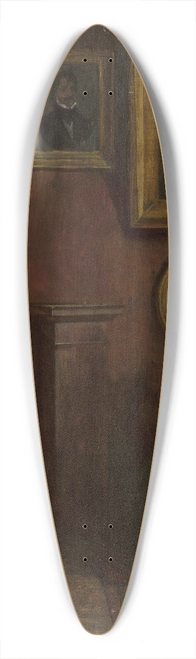 Felix Possart - Portrait of a woman in an armchair 39.3 inch art pintail longboard deck