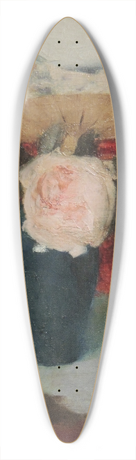 Fernand Khnopff - Roses et ventail japonais, huile sur toile 39.3 inch art pintail longboard deck