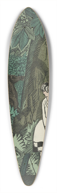 Fernand Simon - Cette petite ; Robe de promenade en Parquetine de Rodier 39.3 inch art pintail longboard deck