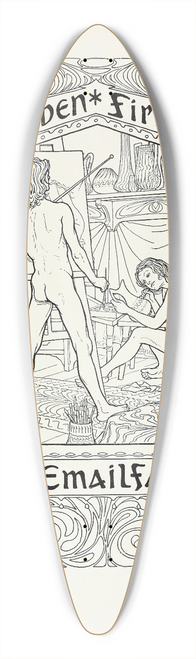 Fidus - Fidus-Serie  zwolf Illustrationen Pl.10 39.3 inch art pintail longboard deck