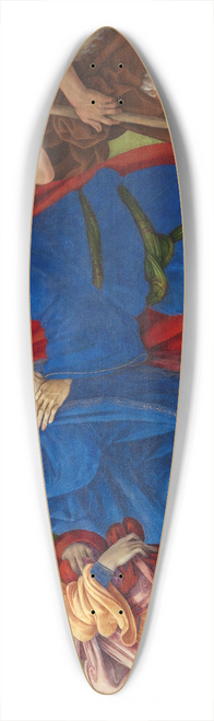 Filippino Lippi - The Meeting of Joachim and Anne outside the Golden Gate of Jerusalem 39.3 inch art pintail longboard deck
