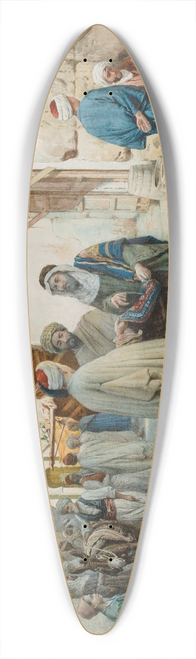 Filippo Bartolini - A hard bargain 39.3 inch art pintail longboard deck