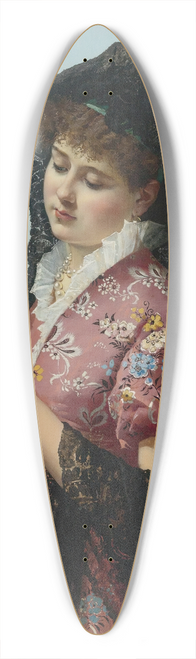 Filippo Indoni - Thoughts Of Love 39.3 inch art pintail longboard deck