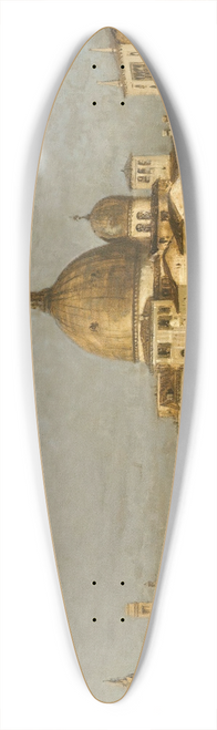Flix Ziem - San Simeone Piccolo Au-Del Du Grand Canal, Venis 39.3 inch art pintail longboard deck