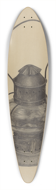 Florence Strom - Hand Lantern 39.3 inch art pintail longboard deck