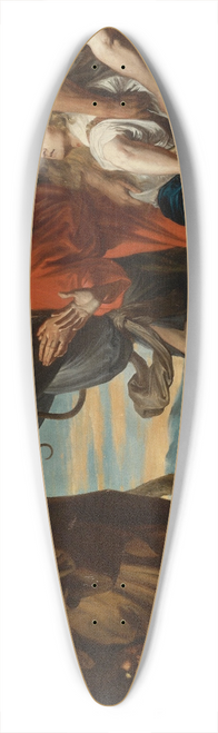 Follower of Anthony van Dyck - Moses And The Brazen Serpent 39.3 inch art pintail longboard deck