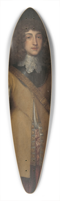 Follower of Anthony van Dyck - Portrait of Rupert (1619-1682), Prince and Count Palatine of the Rhine and Duke of Cumberland, in Combat Dress 39.3 inch art pintail longboard deck
