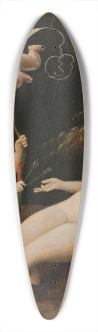 Follower of Lucas van Leyden - Venus with a cupid 39.3 inch art pintail longboard deck