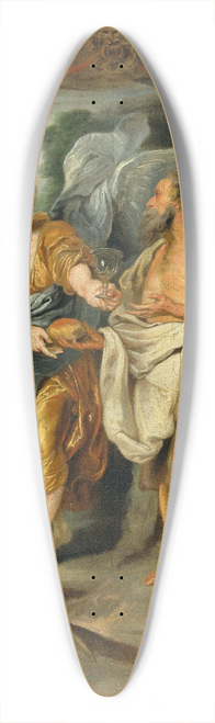 Follower of Peter Paul Rubens - The Prophet Elijah Nourished By The Angel 39.3 inch art pintail longboard deck