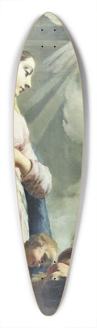 Francesco Capella - The Annunciation 39.3 inch art pintail longboard deck