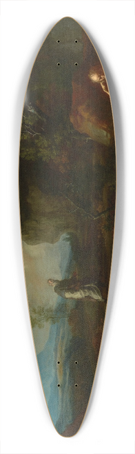 Francesco de Mura - Saint Anthony Visiting Saint Paul of Thebes in the Desert 39.3 inch art pintail longboard deck