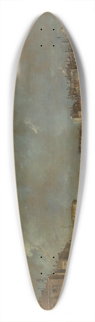 Francesco Guardi - View of the Grand Canal from the Ponte diRialto 39.3 inch art pintail longboard deck