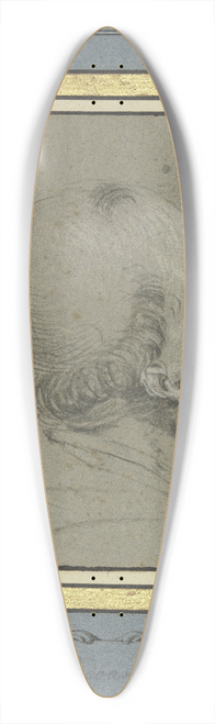 Francesco Padovanino - Mnchskopf im verlorenen Profil nach rechts, in die Hhe blickend 39.3 inch art pintail longboard deck