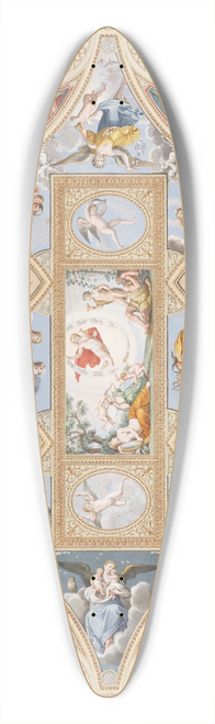 Francesco Pannini - Das Deckengemlde von Francesco Albani im Palazzo Verospi in Rom 39.3 inch art pintail longboard deck