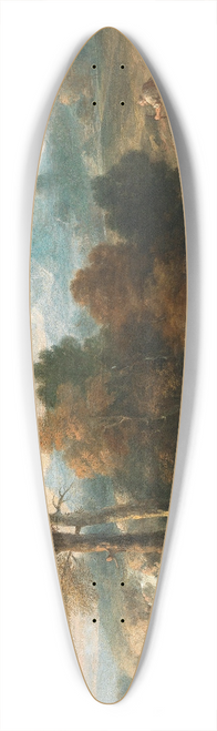 Francesco Zuccarelli - Landscape with the Rest on the Flight into Egypt 39.3 inch art pintail longboard deck