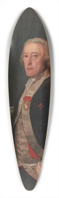 Francisco de Goya - Portrait of Flix Coln de Larritegui 39.3 inch art pintail longboard deck