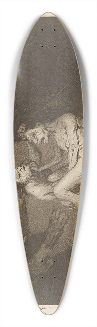 Francisco de Goya - Quien lo creyera! (Who would have thought it!) 39.3 inch art pintail longboard deck
