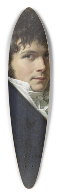 Francois Xavier Fabre - Portrait of a Man 39.3 inch art pintail longboard deck