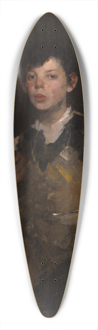 Frank Duveneck - The Whistling Boy 39.3 inch art pintail longboard deck