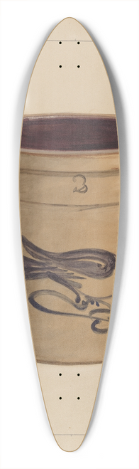 Frank Fumagalli - Crock 39.3 inch art pintail longboard deck