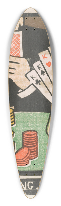 Frank Holme - Sure-thing Joey in 39.3 inch art pintail longboard deck