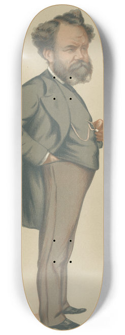 Carlo Pellegrini - Shipping Officials; Naval Construction, Mr. Edward James Reed, March 20, 1875 8.25 inch art skate deck