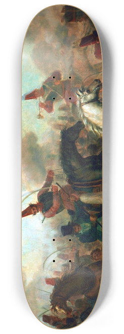 Carlos Morel - Combate de caballera en la poca de Rosas 8.25 inch art skate deck