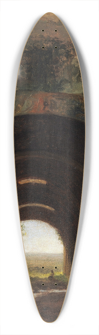 Franois-Marius Granet - View in the Stables of the Villa of Maecenas, Tivoli 39.3 inch art pintail longboard deck