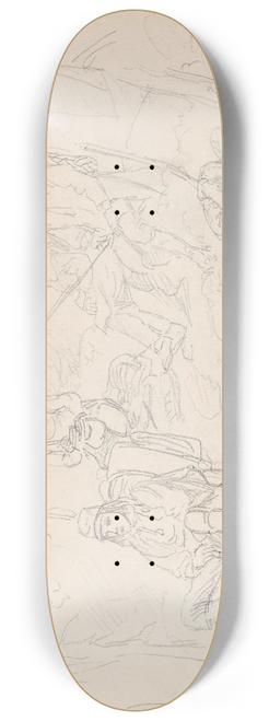 Adolph Tidemand - Rast p Rissen 8.25 inch art skate deck
