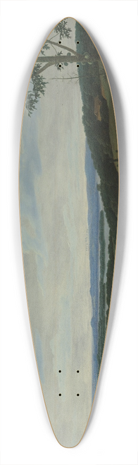 Frans Post - A Brazilian Landscape 39.3 inch art pintail longboard deck