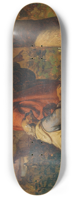 Carl Rahl - Das Gleichnis vom unfruchtbaren Feigenbaum 8.25 inch art skate deck