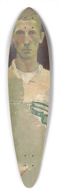 Franz Marent - Self-Portrait With Palette 39.3 inch art pintail longboard deck