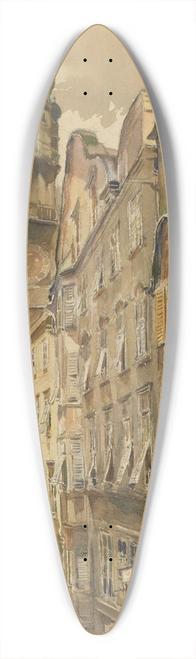 Franz Poledne - Das Goldene Dachl in Innsbruck 39.3 inch art pintail longboard deck